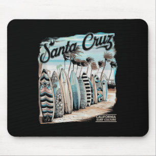 Mousepad Santa Cruz Homens Mulheres Califórnia Retro Pôr do