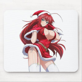 Mousepad Santa Diva Anime Winter Outfit