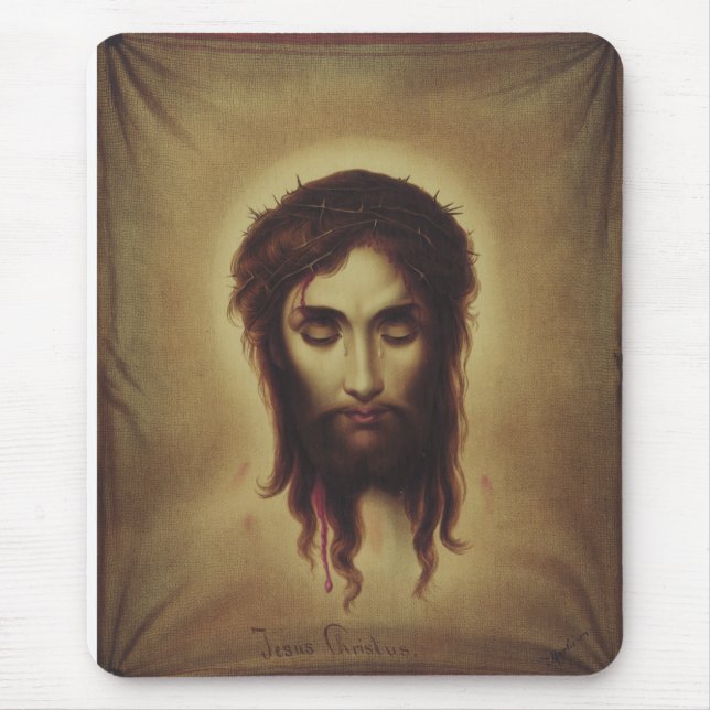 Mousepad Santa Face de Jesus Cristo (Frente)