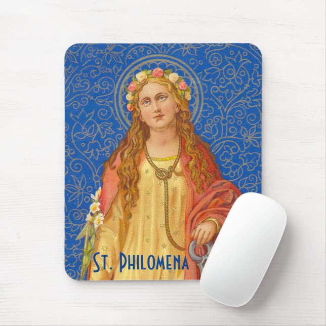 Mousepad Santa Filomena com Âncora (SNV 051) (Com mouse)