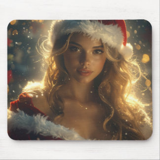 Mousepad Santa Girl