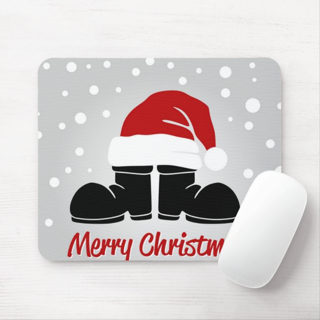 Mousepad Santa hat e bootsb (Com mouse)