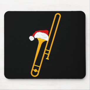 Mousepad Santa Hat e Trombone Legal Novidade De Natal