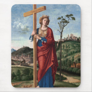 Mousepad Santa Helena com a Vera Cruz Arte Sacra