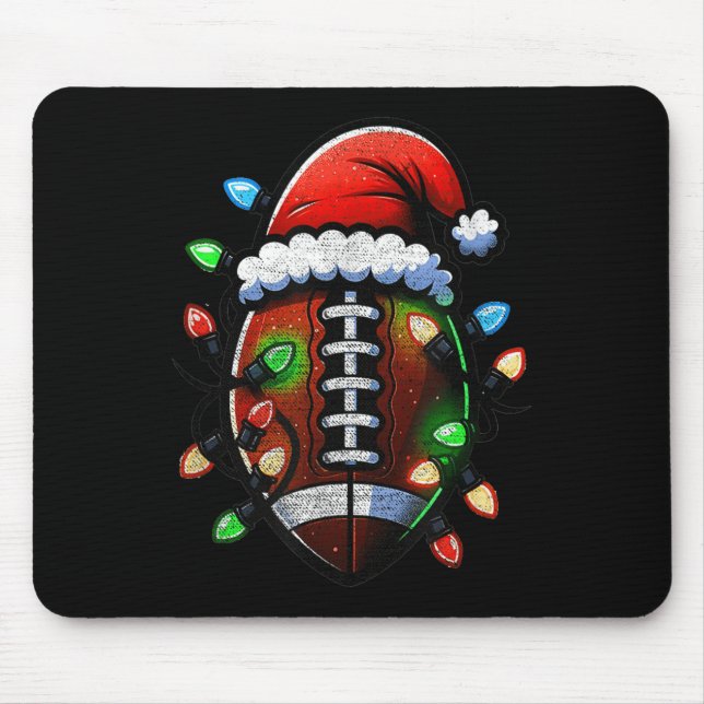 Mousepad Santa Srts Design For Men Boys Football Player Chr (Frente)