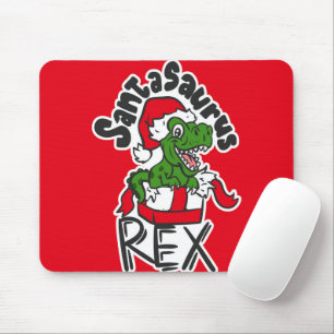 Mousepad Santasaurus Rex