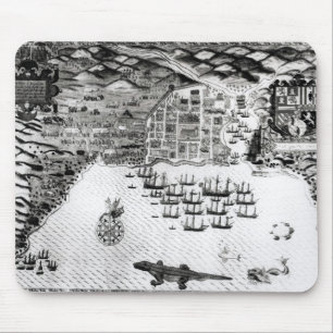 Mousepad Santiago, Cabo Verde, 1589