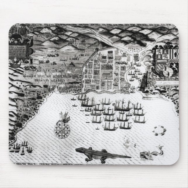 Mousepad Santiago, Cabo Verde, 1589 (Frente)