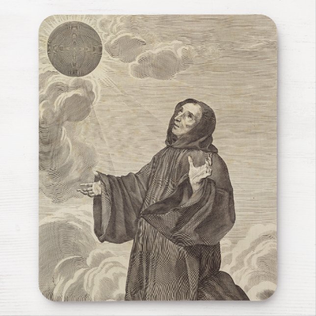 Mousepad Santo Benedito de Núrsia Pai do Monasticismo (Frente)