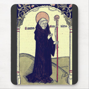 Mousepad Santo Bento de Nursia Abade Monte Cassino