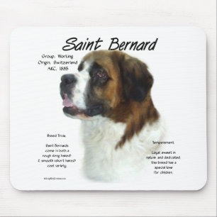 Mousepad Santo Bernard (bruto) História Design
