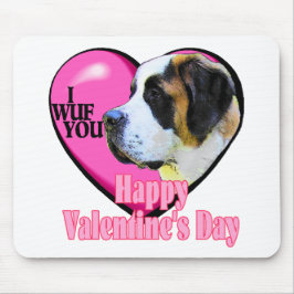 Mousepad Santo Bernard Dia de os namorados Gifts