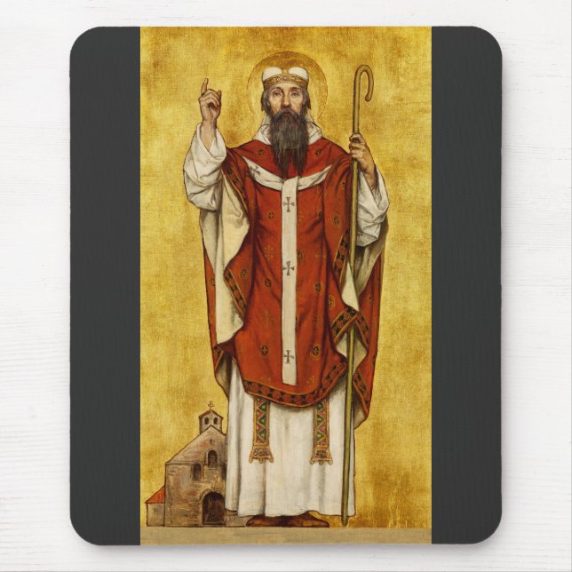 Mousepad Santo Bonifácio de Mainz - Padroeiro dos Educadore (Frente)