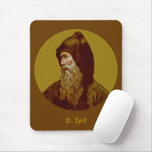 Mousepad Santo Cirilo, o Monge (M 002) Vertical
