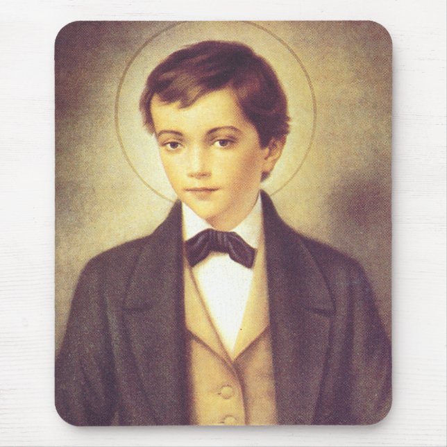 Mousepad Santo Dominic Savio estudante de John Bosco (Frente)