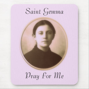 MOUSEPAD SANTO GEMMA REZA PARA MIM