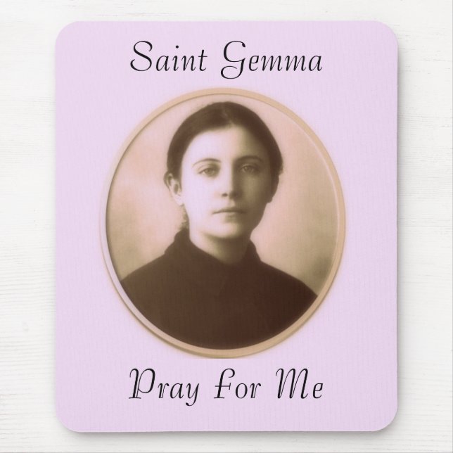 MOUSEPAD SANTO GEMMA REZA PARA MIM (Frente)