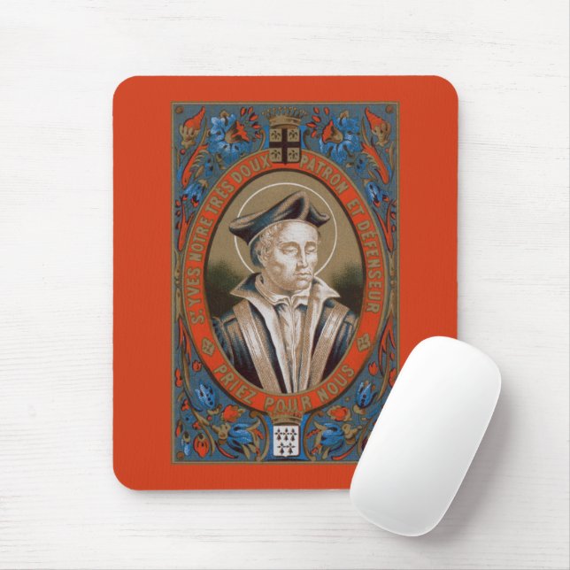 Mousepad Santo Ivo de Kermartin (M 005) (Com mouse)