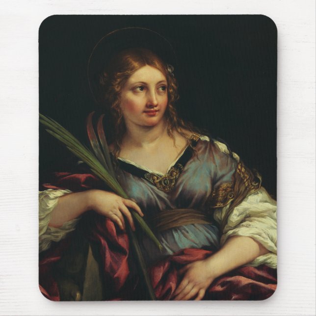 Mousepad Santo Martina de Roma por Pietro Berrettini (Frente)