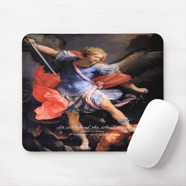 Mousepad Santo Michael, o Arcanjo (Com mouse)
