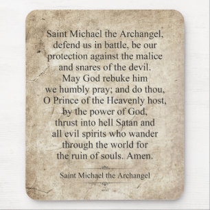 Mousepad Santo Michael, o Arcanjo