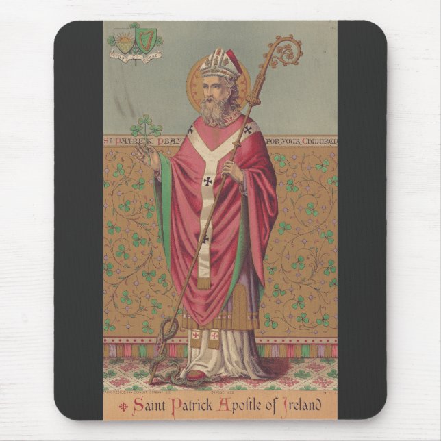 Mousepad Santo Patrício Apóstolo da Irlanda (Frente)