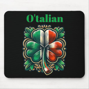 Mousepad Santo Patricks Dia Irlandês Italiano O-talian
