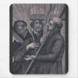 Mousepad Santo Paulo Miki evangelista católico japonês