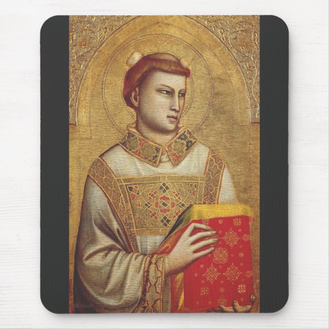 Mousepad Santo Stephen por Giotto (Frente)