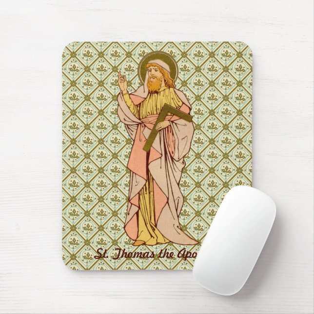 Mousepad Santo Tomás, o Apóstolo (RLS 18) (Estilo 2) (Com mouse)