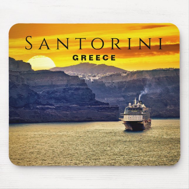 Mousepad Santorini, Grécia (Frente)