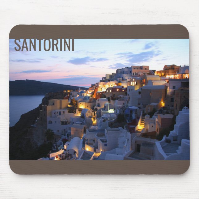 Mousepad Santorini - Grécia (Frente)