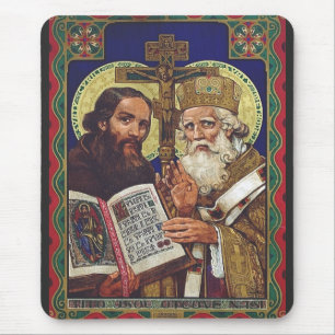 Mousepad Santos Cirilo e Metódio Patronos da Europa