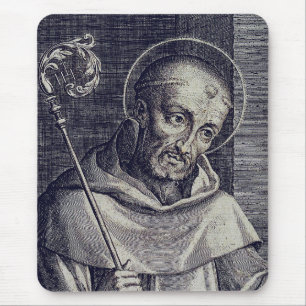 Mousepad São Bernardo de Claraval Doutor Melífluo Arte