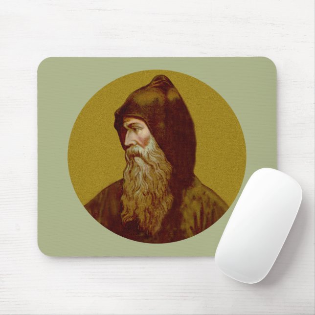 Mousepad São Cirilo, o Monge (M 002) Horizontal (Com mouse)