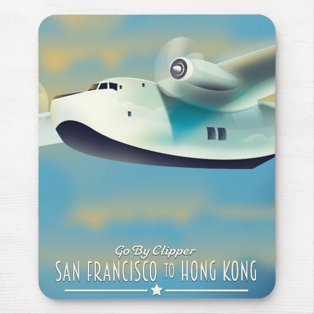 Mousepad São Francisco para Hong Kong de clipper (Frente)