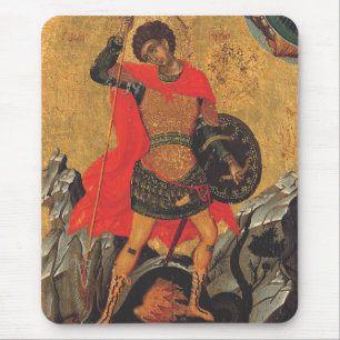 Mousepad São Jorge e o Dragão Grande Mártir