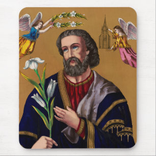 Mousepad São José Guardião da Sagrada Família