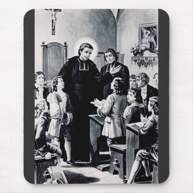 Mousepad São Luís de Montfort padre francês (Frente)