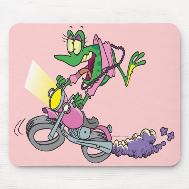 Mousepad sapa loura rã cartoon animal (Frente)