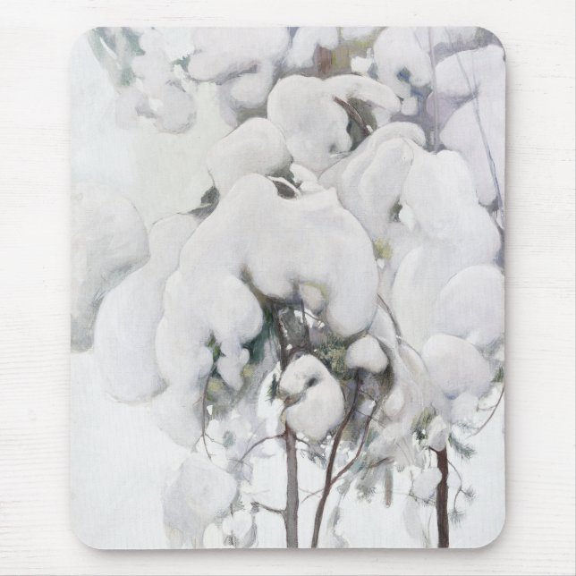 Mousepad Saplings (por Pekka Halonen) de pinheiro coberto p (Frente)