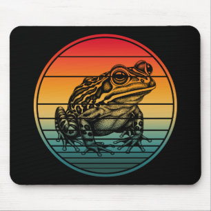 Mousepad Sapo Anfíbio Retro Vintage