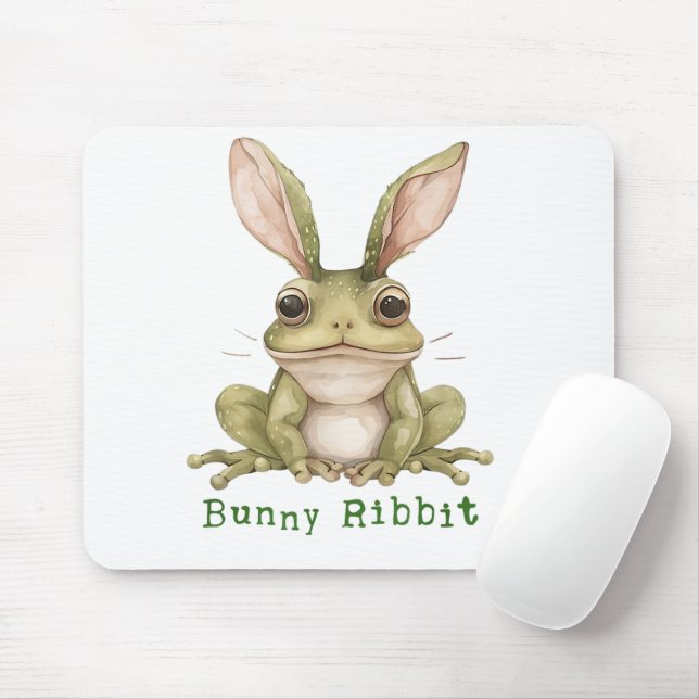 Mousepad Sapo Coelho Rabbit Orelhas Caídas Sapo Engraçado P (Com mouse)