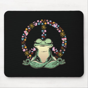 Mousepad Sapo de Ioga Namaste Meditação Sapo Amante da Post