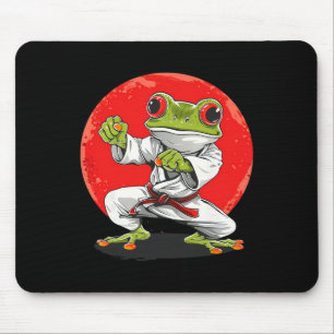 Mousepad Sapo de Karatê Artes Marciais Sapo de Judô Sapo de