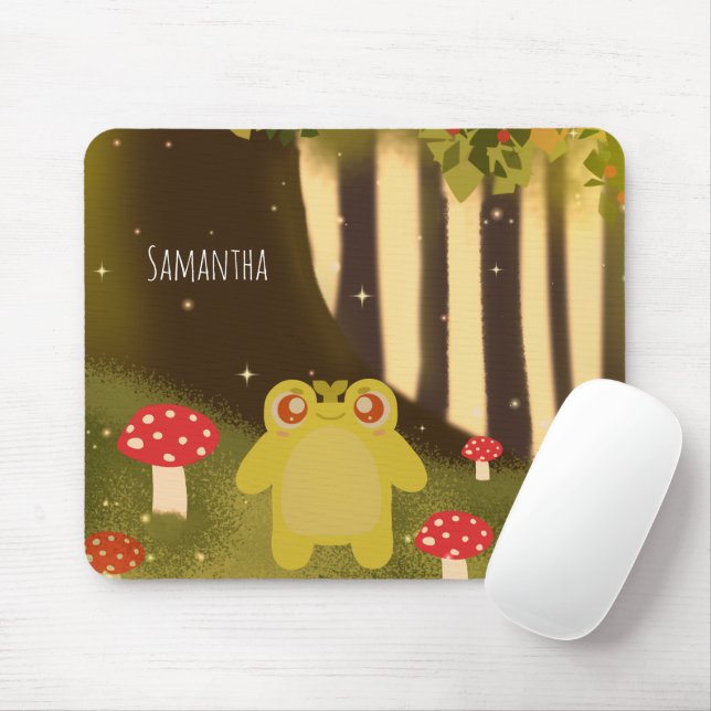 Mousepad Sapo De Natureza Mágica (Com mouse)