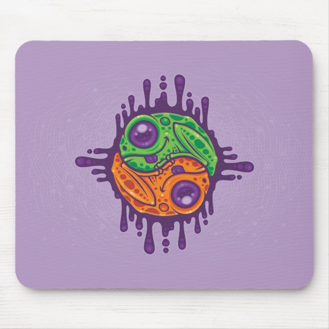 Mousepad Sapo de unidade de disquete Yin Yang (Frente)