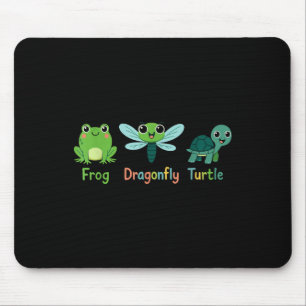 Mousepad Sapo Dragonfly Turtle Humor Sutil Política _1