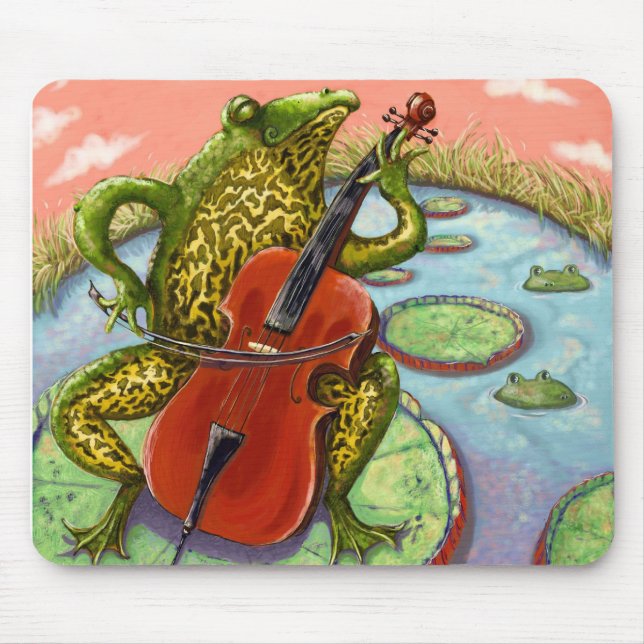 Mousepad sapo e violoncelo (Frente)