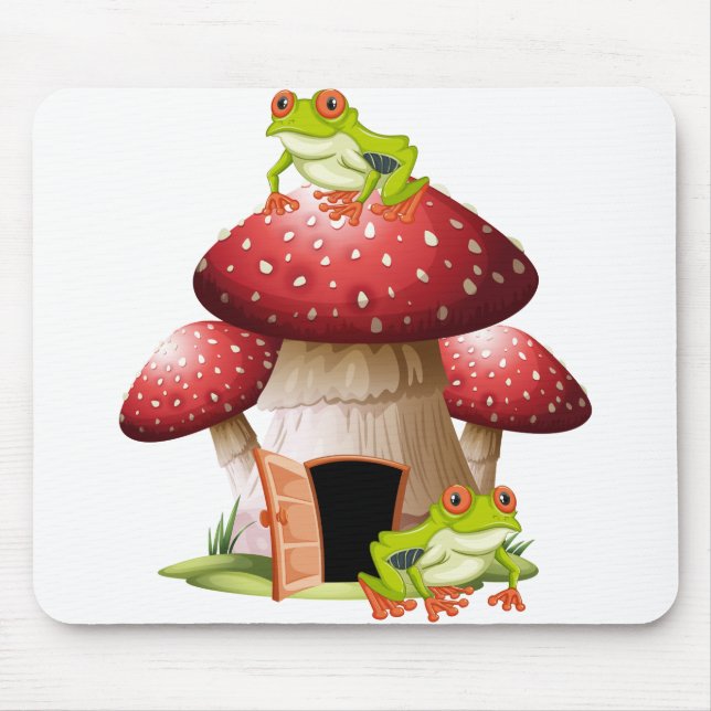 Mousepad Sapo em cogumelo (Frente)